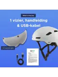 PILOT fietshelm met vizier NTA certif.