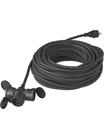 ProPlus Stekkerdoos Schuko - 3-voudig - 20M