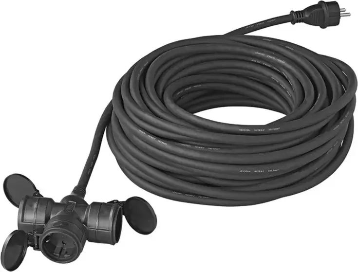 ProPlus Stekkerdoos Schuko 3-voudig - 25M