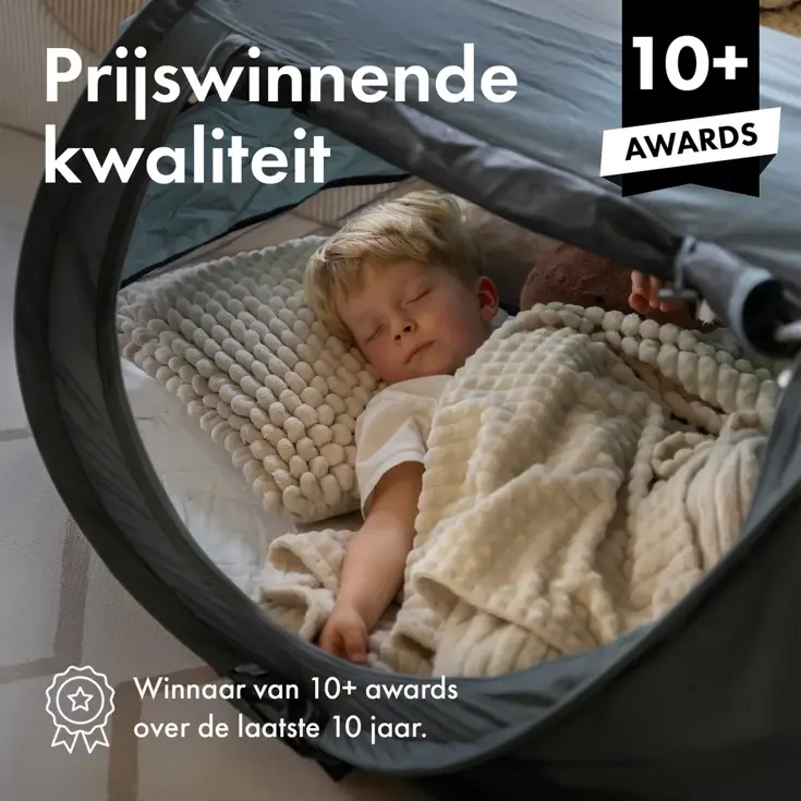 Peuter luxe campingbedje - Zelfopblaasbare matras