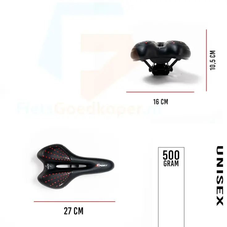 Voltano Sport Trekking Fietszadel –