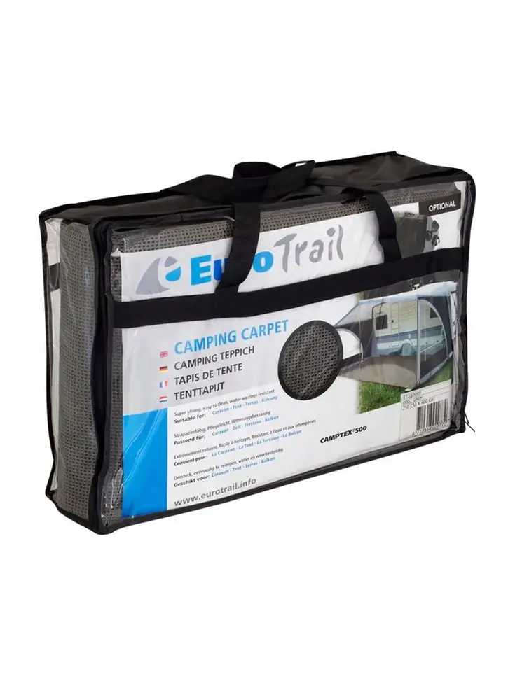 Eurotrail Tenttapijt 350x500 cm Blauw