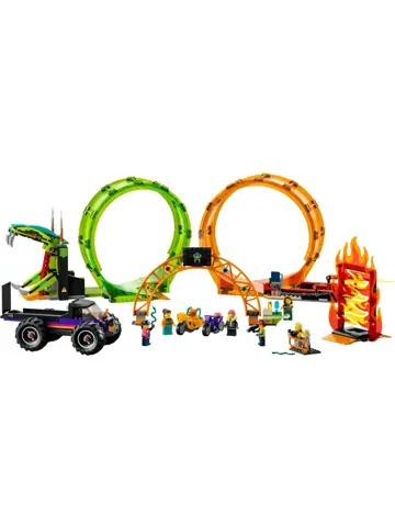LEGO® City Dubbele Looping Stuntarena 60339