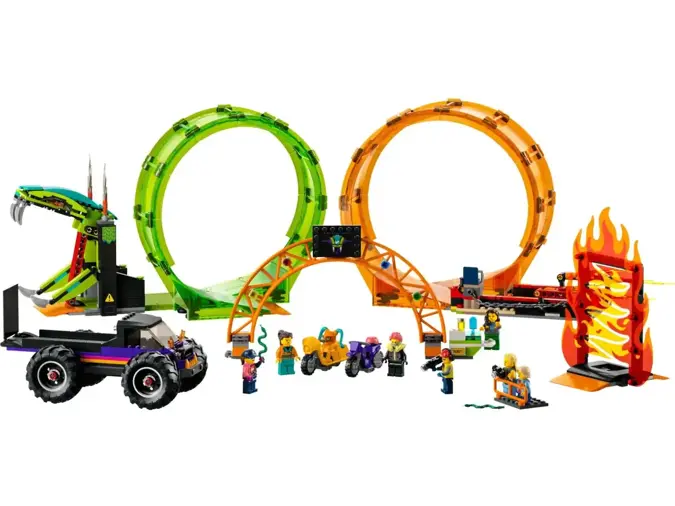 LEGO® City Dubbele Looping Stuntarena 60339