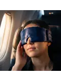 Zijden Slaapmasker - Verduisterend - Donkerblauw
