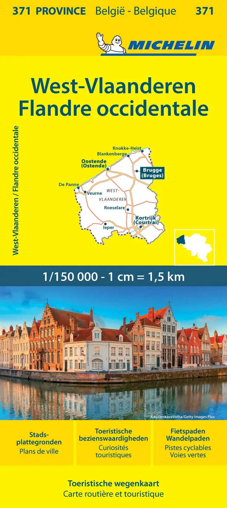 Wegenkaart Local 371 West-Vlaanderen