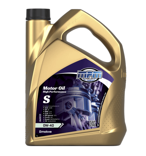 Motorolie 0w40 s high performance street | 5l