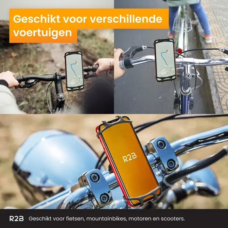 Telefoonhouder Fiets met 360 Graden Rotatie
