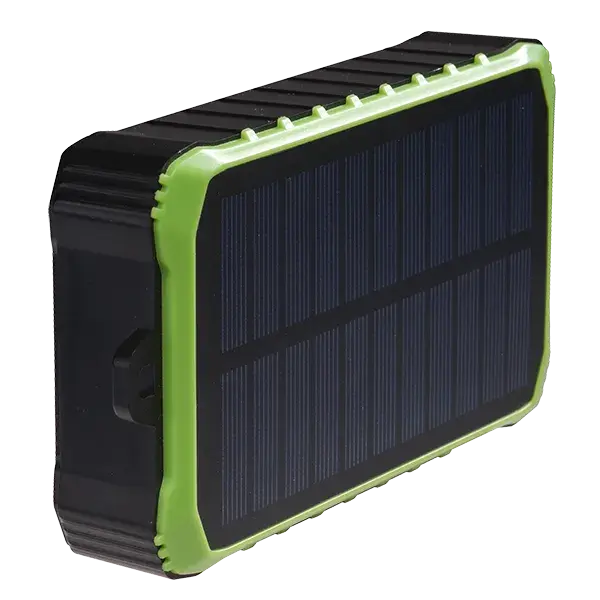 PSO10012 Zwart Powerbank Solar en Crank