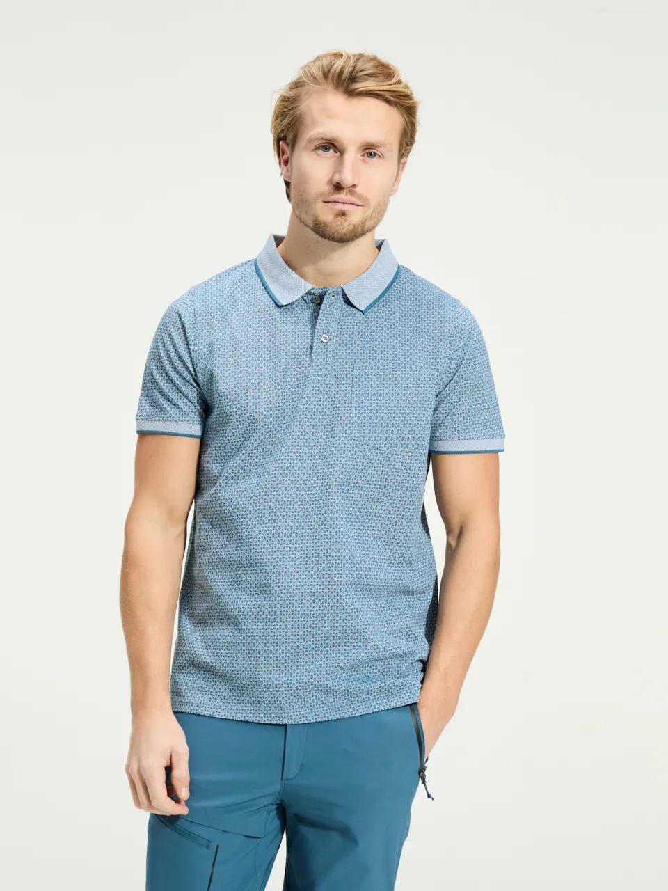 ANWB  Ribe  Polo heren  Human Nature  Blauw   4XL main product image