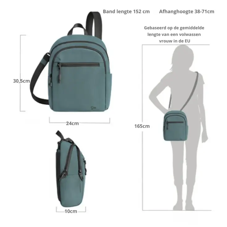 Voyages Anti-diefstal Tour Bag