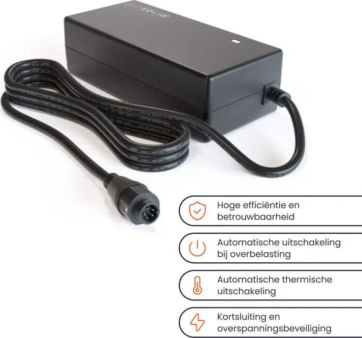 Lader geschikt voor Sparta/Batavus E bike 42V2A