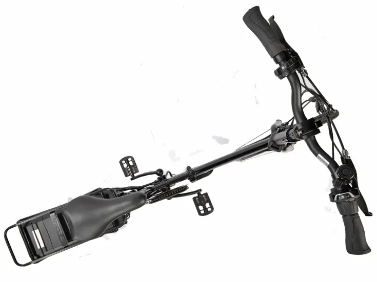 l' Escapade vouw-ebike donkergrijs