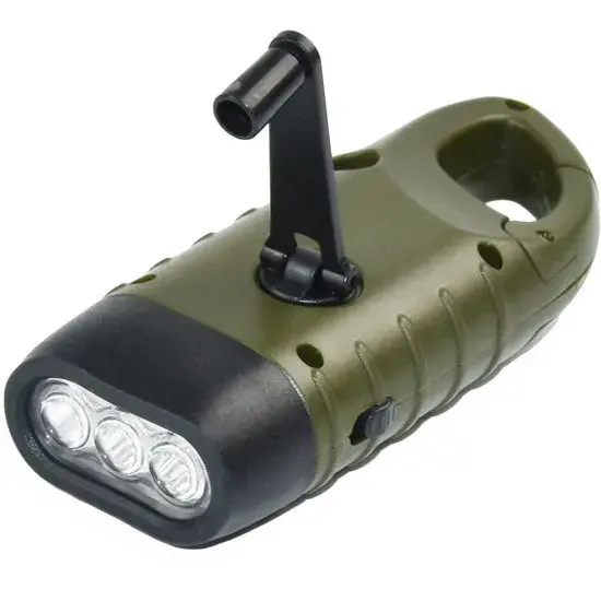 2 pack Solar Survival Flashlight - Zaklamp