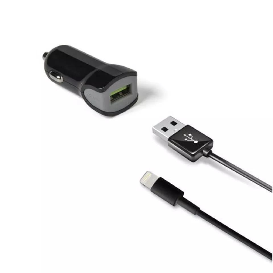 Celly Autolader MFI USB 2.4A  Zwart main product image