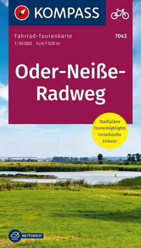 Fietskaart FTK 7043 Oder-Neisse-Weg