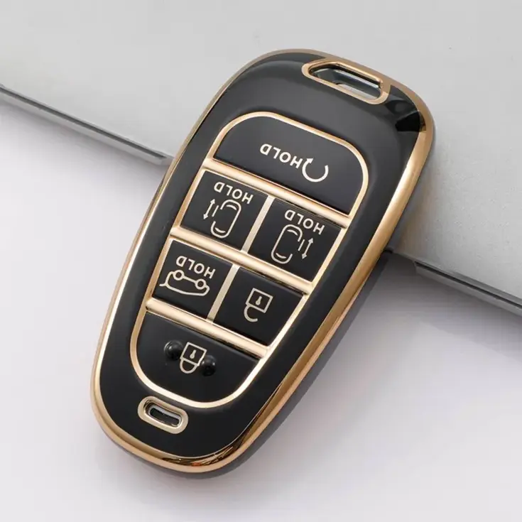 TPU Sleutelhoesje voor Hyundai goud E6