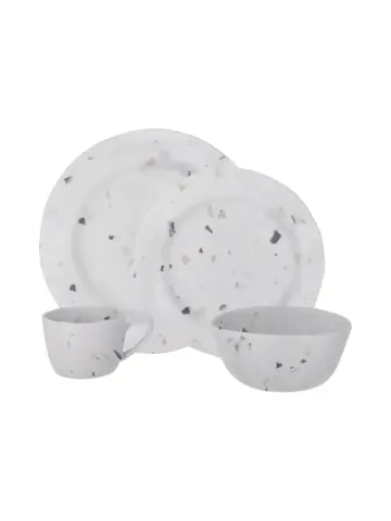 Serviesset Terrazzo 16-delig