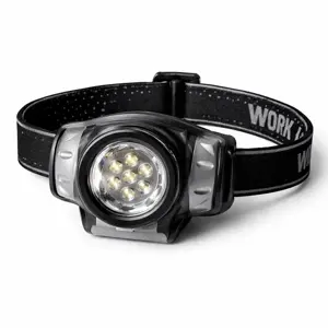 7 LED hoofdlamp met 3 standen