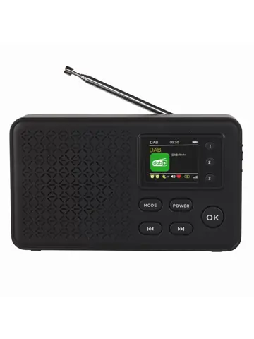 DAB57 DAB+/FM Radio Wekkerfunctie