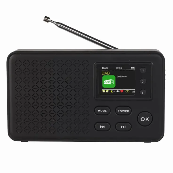 DAB+/FM Radio Wekker Oplaadbare accu