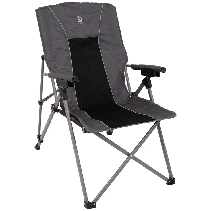 Bo-Camp Vouwstoel Fraser 4-Standen Antraciet