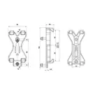 Kentekenplaathouder clips