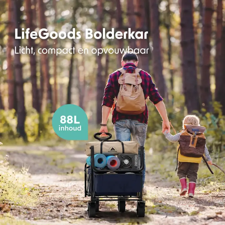 Bolderkar – Tot 120KG – 90L