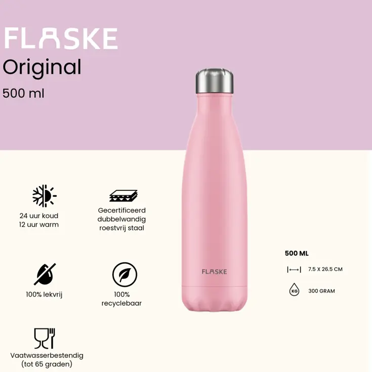 Drinkfles RVS 500 ml