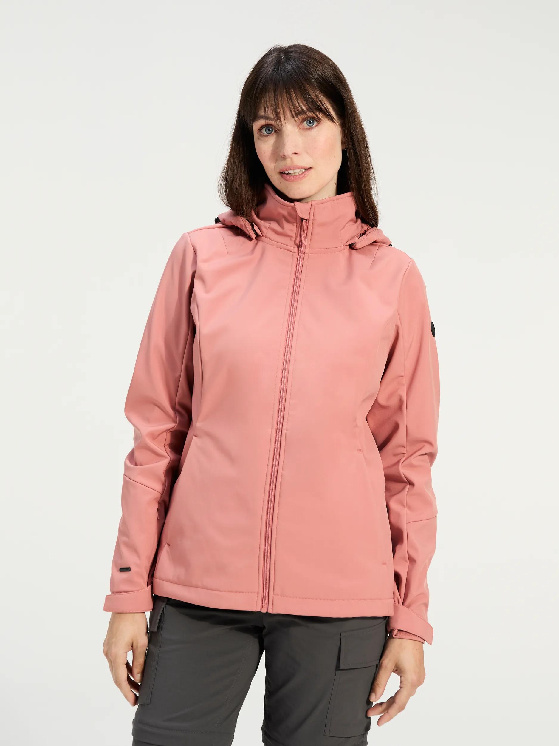 ANWB  Quara  Softshelljas dames  Human Nature  Licht Roze   S