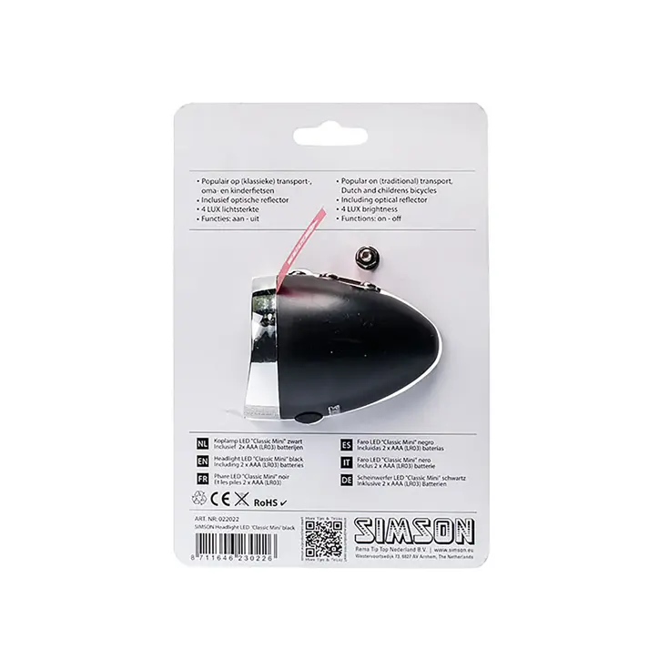 Batterij Voorvork Koplamp Mini Spatwaterdicht