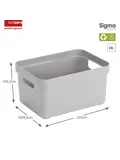 Sigma home - Opbergbox - 13L - 6-delig