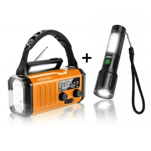 Noodradio 10.000mAh + Zaklamp