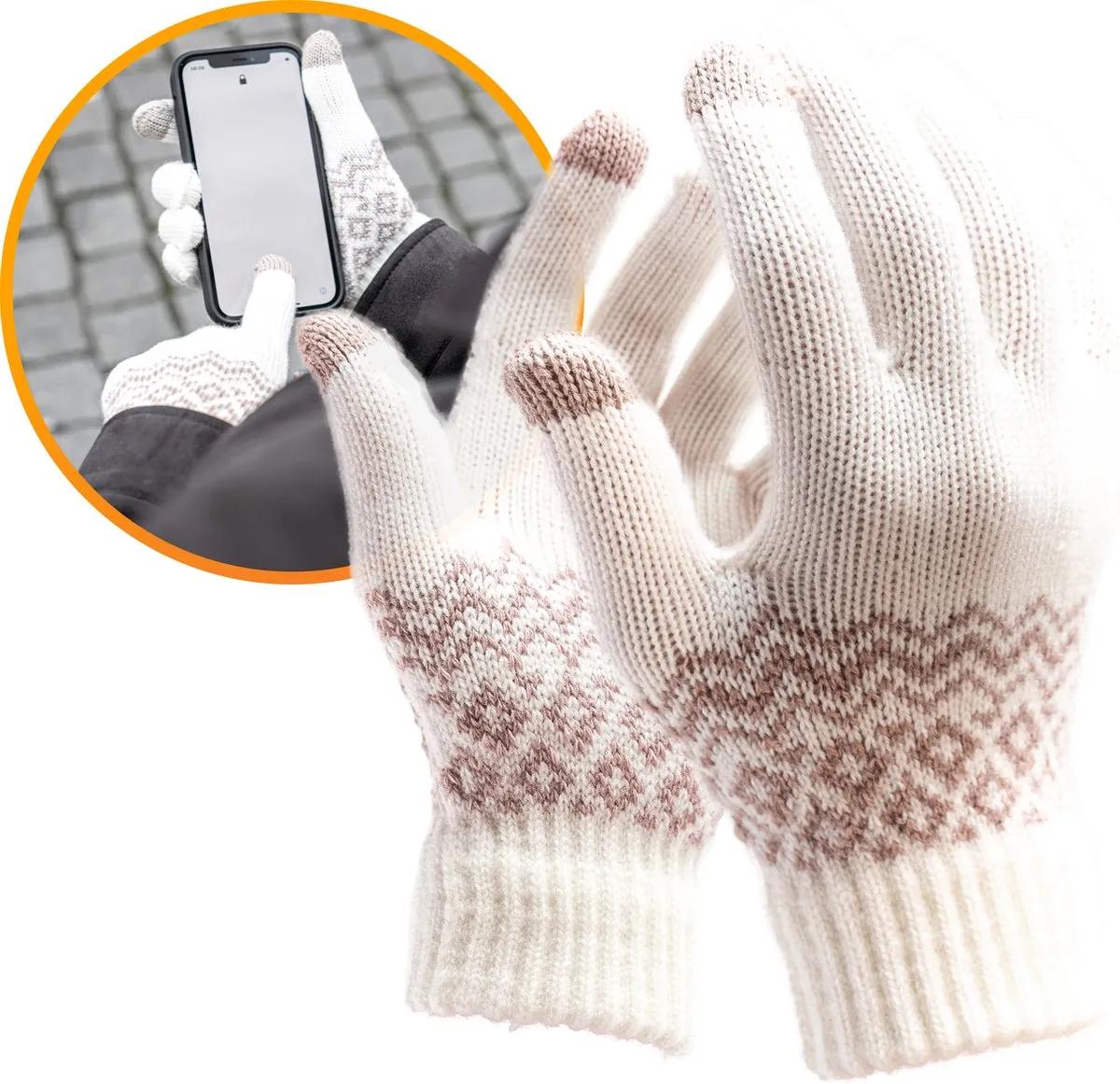 R2B  Touchscreen Handschoenen Winter  Wit  Wit main product image