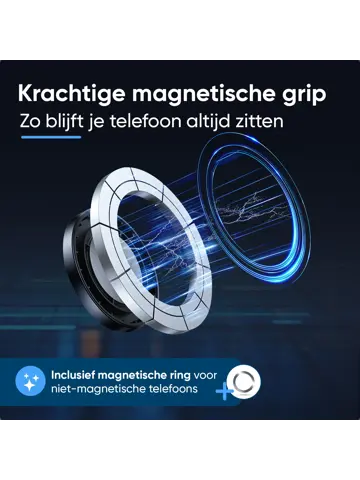 MagSafe Telefoonhouder Auto - Zwart