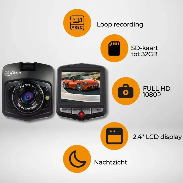 CCT1230 Dashcam - FullHD - Loop Opname
