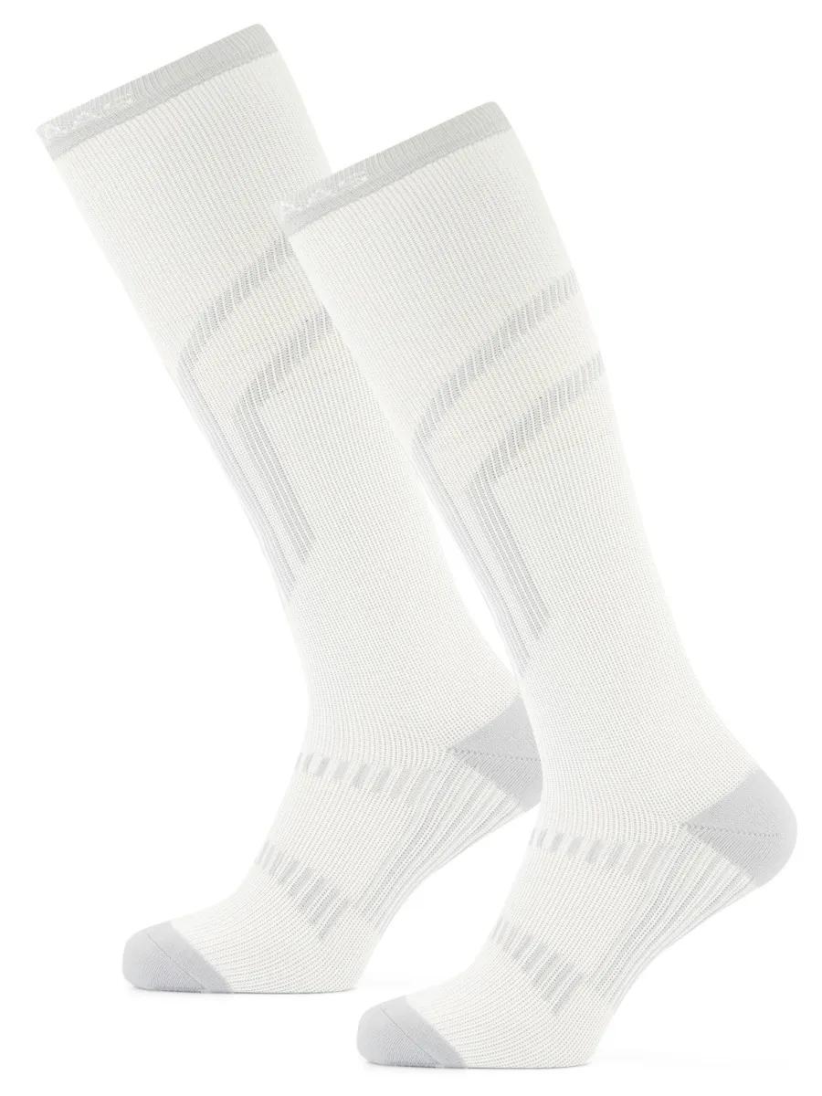 Poederbaas   Lightweight  2 paar  Skisokken  Wit