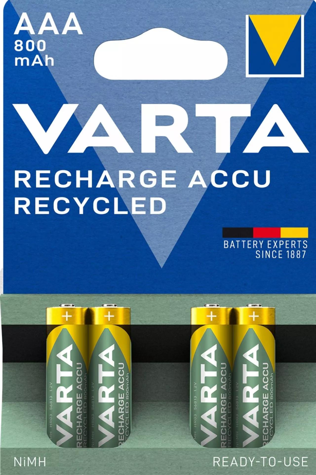 Varta Powerbank - Recharge Recycled - AAA baterijen - main product image