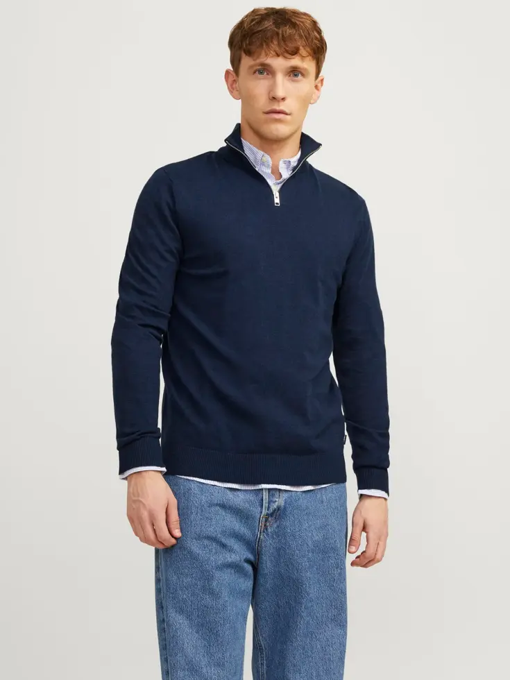 Heren Emil Knit Half Zip