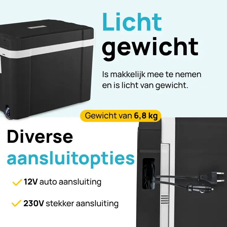 Elektrische koelbox – 40L – 12V/230V