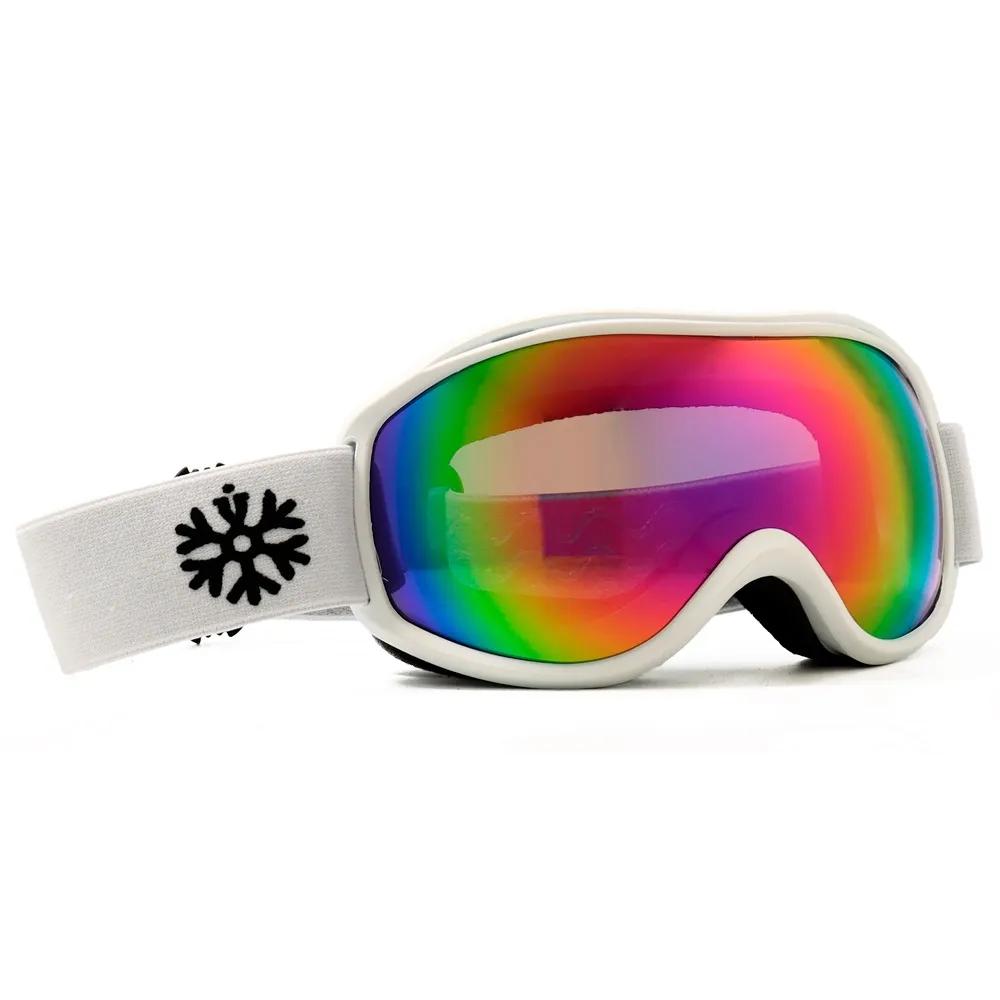 Ivol  Skibril  Wit  Roze spiegelglas  Zwart