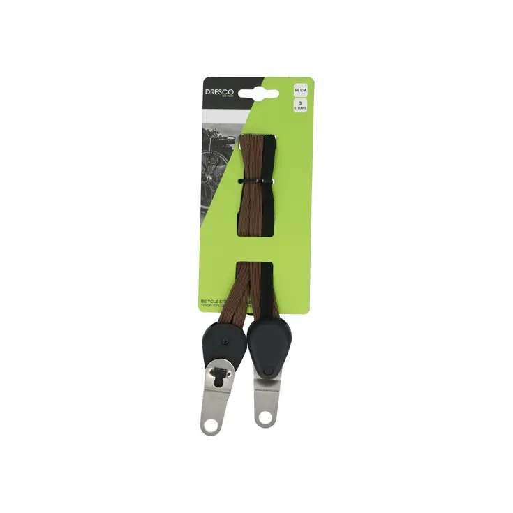 Trio snelbinder 60cm voor elke fiets, bruin/zwart
