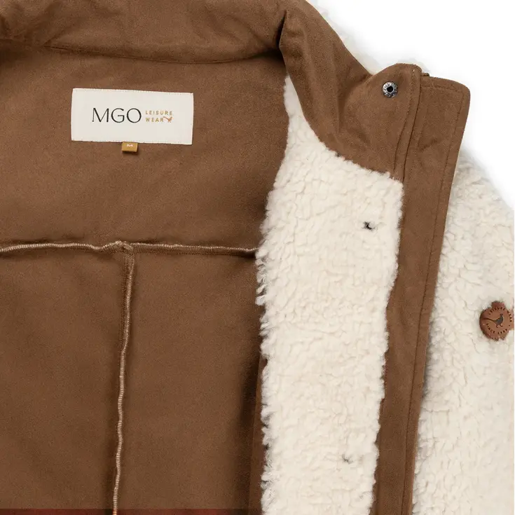 River Dames Lange tussenjas - Teddy look