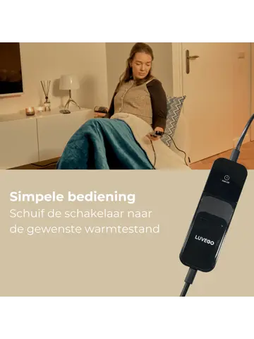 Luvego - Elektrische Deken - 160x120 CM