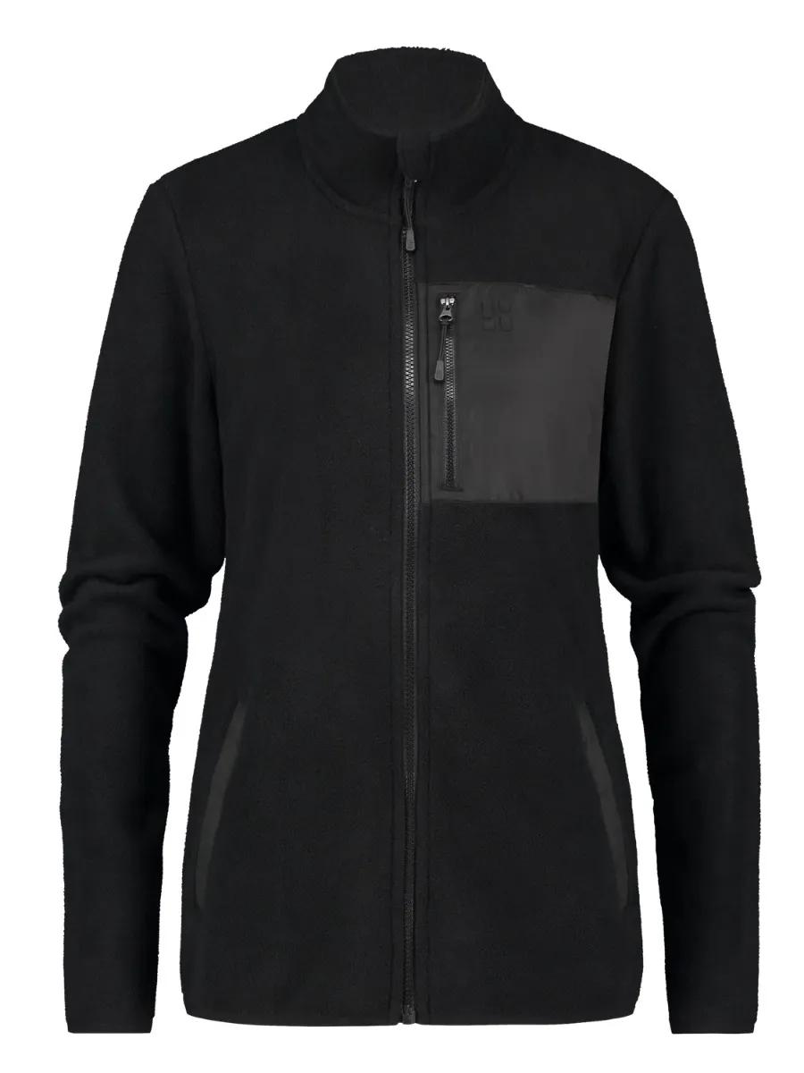 Poederbaas   Four Seasons Dames  Fleece Vest  Zwart