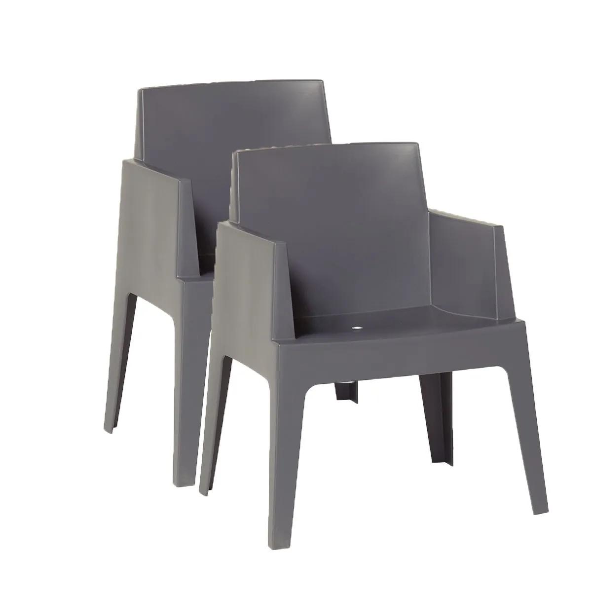 Garden Impressions Box 2 st Tuinstoel   Gray main product image