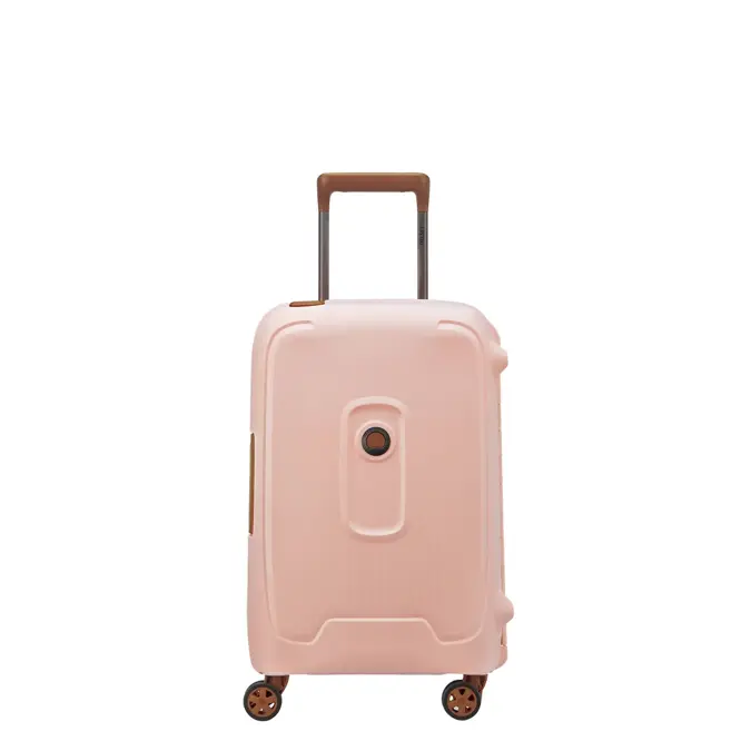 Delsey 4 wheel cabin trolley 55/35 Roze