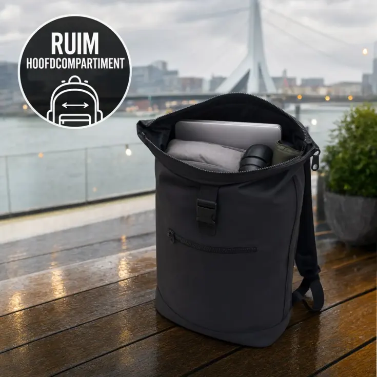 Waterdichte Rolltop Rugzak 26L met Laptopvak
