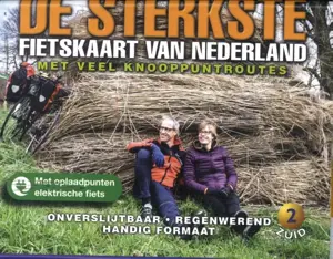 Sterkste fietskaart Midden en zuid Nederland