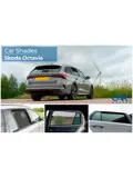 Skoda Octavia IV (NX5) Kombi 2020 - Zonneschermen achterportieren - Car Shades